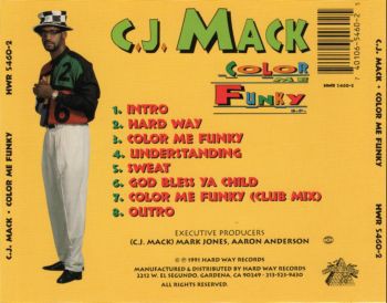C.J. Mack - Color Me Funky E.P. (Back)