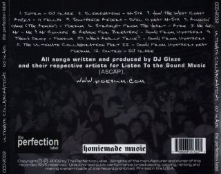 DJ Glaze - Ultimate Collaborations (Back)