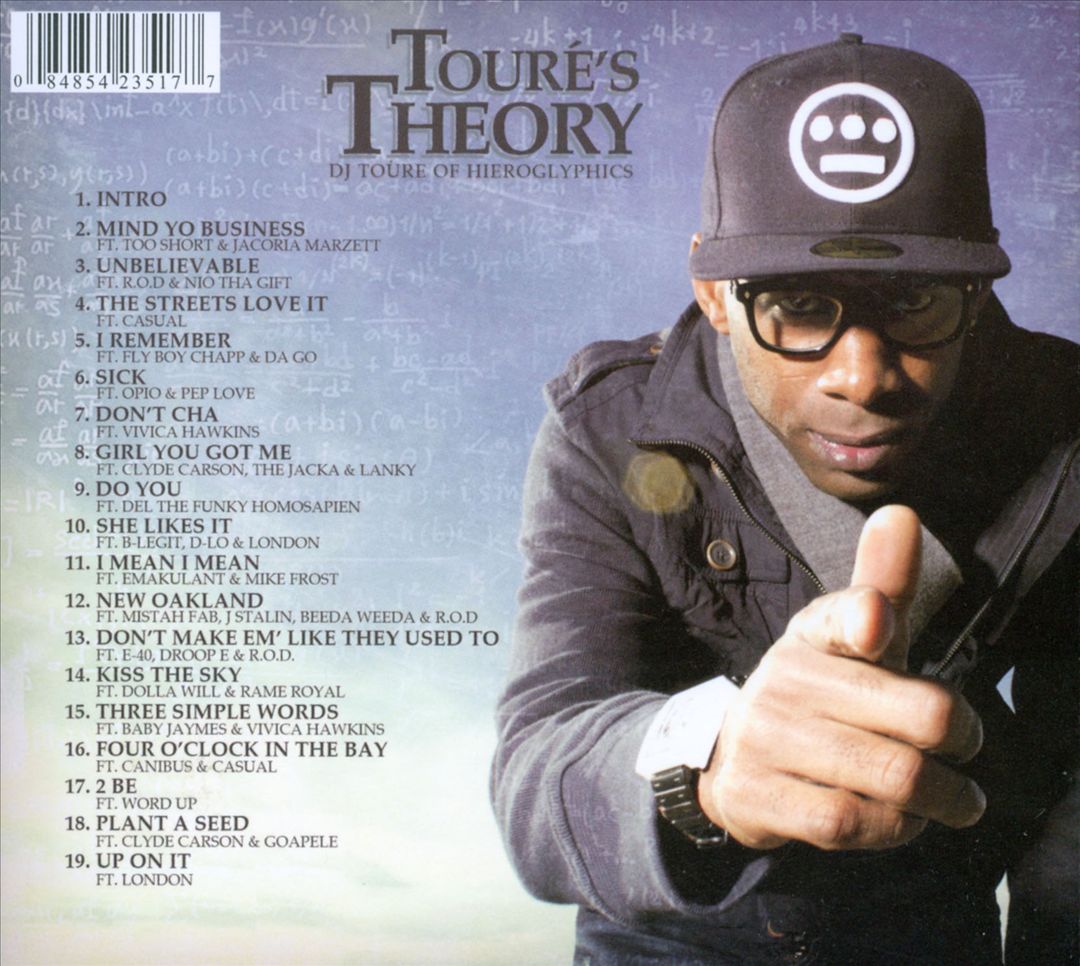 DJ Touré Of Hieroglyphics - Touré's Theory (Back)