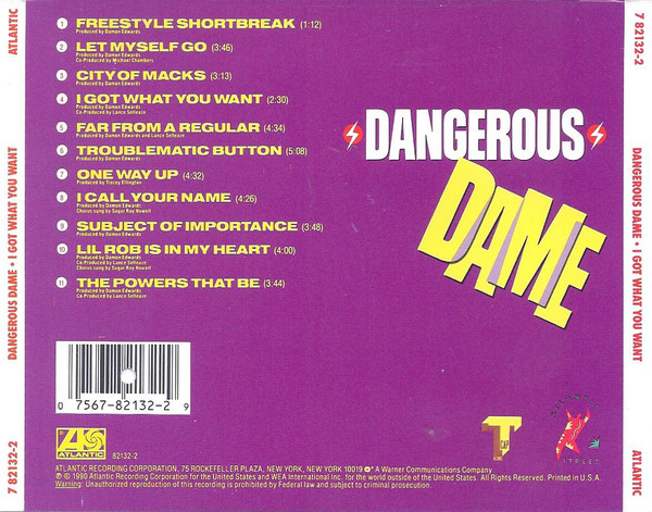 Dangerous Dame - I Got What You Want (Back)