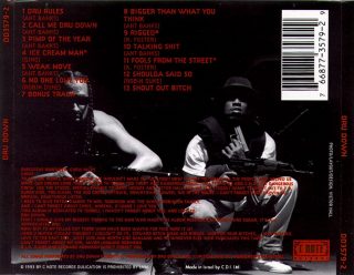 Dru Down - Fools From The Streets (Back)
