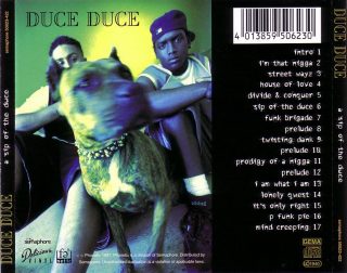 Duce Duce - A Sip Of The Duce (Back)