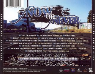 Eddi Projex - Now Or Never (Back)