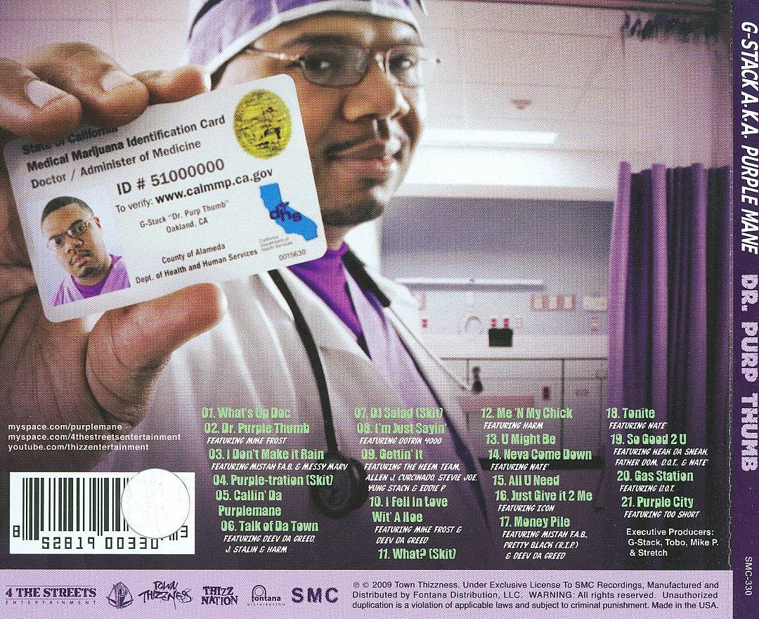G-Stack - Dr. Purp Thumb (Back)