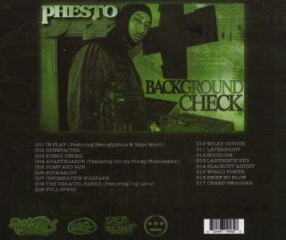 Phesto Dee - Background Check (Back)
