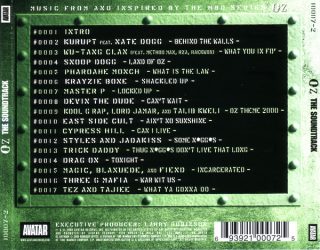 Various - OZ - The Soundtrack (Back)