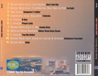 Various - Richie Rich Presents Grabs, Snatches & Takes (Back)