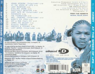Xzibit - At The Speed Of Life (Back)